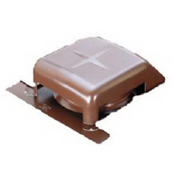 Air-Vent Air Vent RVG40080 8 in. Slant Galvanized Roof Vent - Brown 540326